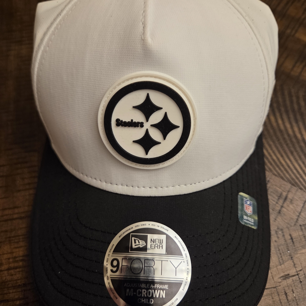 NFL Two-Tone Snapback Hat in White and Black